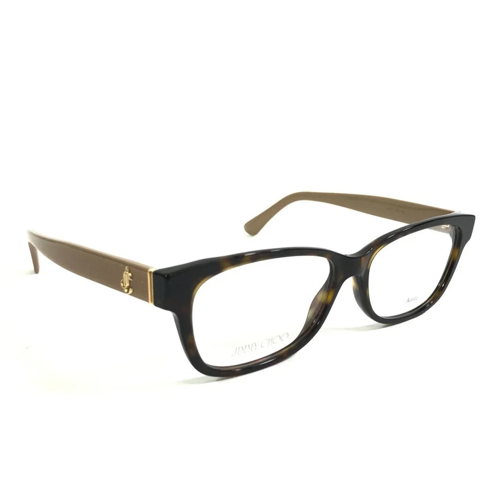 Jimmy Choo Eyeglasses Frames JC278 ONS Havana Nude Brown Tortoise 54-15-145